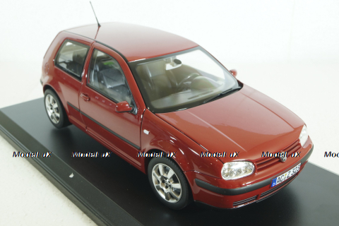 Volkswagen Golf 4 2002 Red, 188573, Norev 1:18