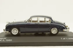 Jaguar MK II 1960, dark blue, WB047, Whitebox 1:43