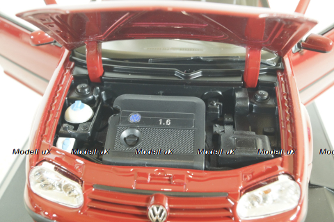 Volkswagen Golf 4 2002 Red, 188573, Norev 1:18