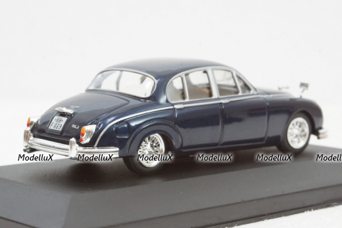 Jaguar MK II 1960, dark blue, WB047, Whitebox 1:43