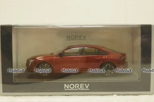 Peugeot 508 GT Hybrid 2023, elixir red, 475831,  Norev 1:43