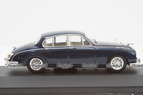 Jaguar MK II 1960, dark blue, WB047, Whitebox 1:43