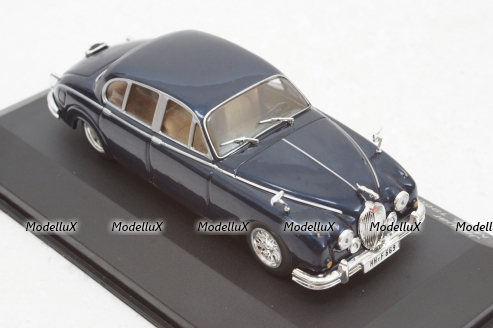 Jaguar MK II 1960, dark blue, WB047, Whitebox 1:43
