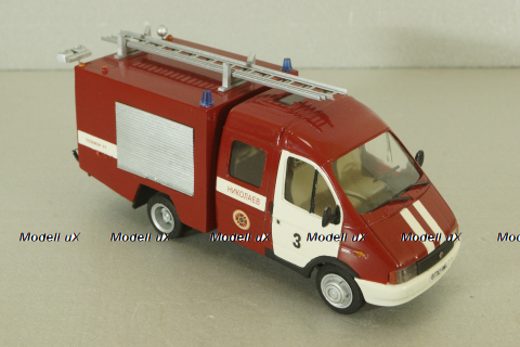 Газ-330232 Пожарный автомобиль 1995, Херсон Моделс 1:43