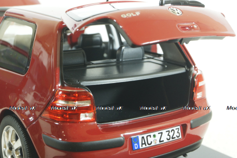 Volkswagen Golf 4 2002 Red, 188573, Norev 1:18