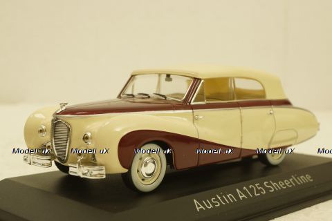 Austin A125 Sheerline 1947 Beige/Dark Red, 070013, Norev 1:43
