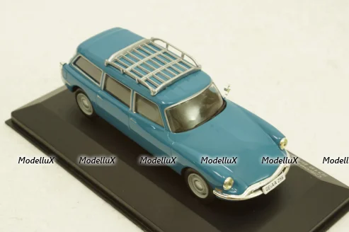 Citroen ID19 Break 1960, blue, WhiteBox 1:43