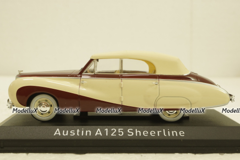 Austin A125 Sheerline 1947 Beige/Dark Red, 070013, Norev 1:43