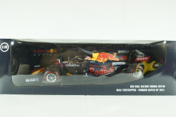 Red Bull Racing Honda RB16B, Formula 1, Max Verstappen, Winner Dutch GP2021, 110211433, Minichamps 1:18