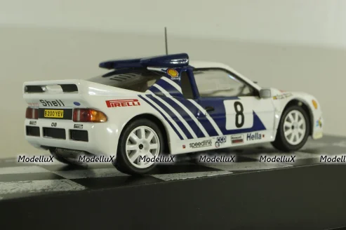 Ford RS 200 #8 Rally Sweden 1986 K. Grundel/B. Melander, Rallye závodní automobily #50 (Altaya) 1:43 Уценка!