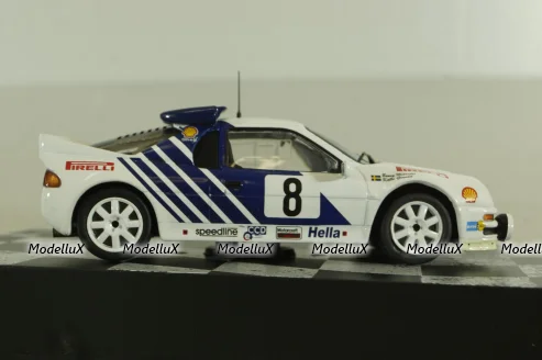 Ford RS 200 #8 Rally Sweden 1986 K. Grundel/B. Melander, Rallye závodní automobily #50 (Altaya) 1:43 Уценка!