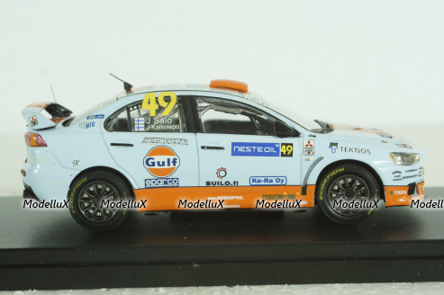 Mitsubishi Lancer Evo X #49 Rally, Finland 2010, Tarmac 1:43