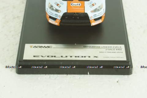 Mitsubishi Lancer Evo X #49 Rally, Finland 2010, Tarmac 1:43