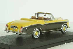 Mercedes 220 SE Convertible 1959 yellow/darkbrown, 28626, Vitesse 1:43