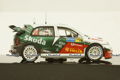 Skoda Fabia WRC #21 Rally Catalunya 2006 RAM241, IXO 1:43