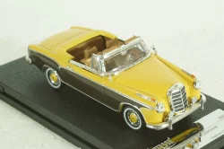 Mercedes 220 SE Convertible 1959 yellow/darkbrown, 28626, Vitesse 1:43