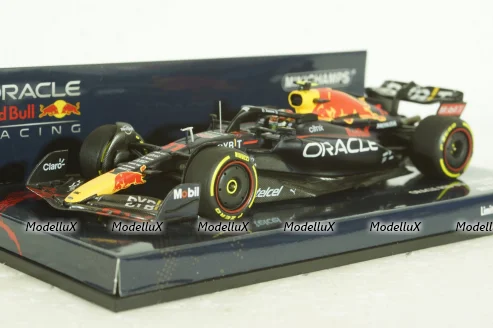 Oracle Red Bull Racing RB18, with pilot Sergio Perez, Mexican GP 2022, 417222011, Minichamps 1:43