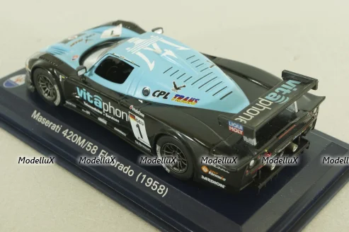 Maserati MC12 GT1 2010, blue, Leo Models 1:43
