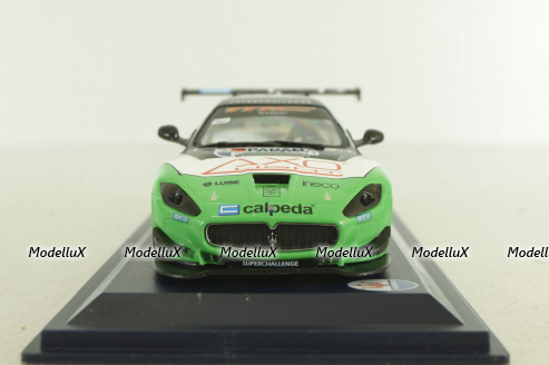 Maserati Gran Turismo MC Trofeo 2014, black/white/green, Leo Models 1:43
