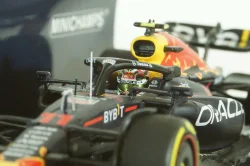 Oracle Red Bull Racing RB18, with pilot Sergio Perez, Mexican GP 2022, 417222011, Minichamps 1:43