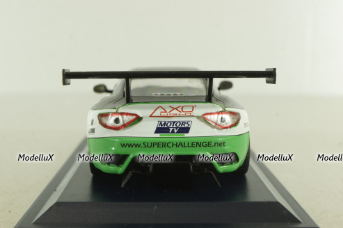 Maserati Gran Turismo MC Trofeo 2014, black/white/green, Leo Models 1:43