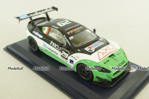 Maserati Gran Turismo MC Trofeo 2014, black/white/green, Leo Models 1:43