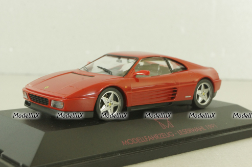 Ferrari 348 TS coupe 1989, red, 80420, Herpa 1:43