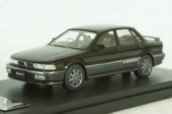 Mitsubishi Galant VR-4 (E39A), 1990, Lamp Black/Silver 2 Ton, PM43133BT, Mark43 1:43
