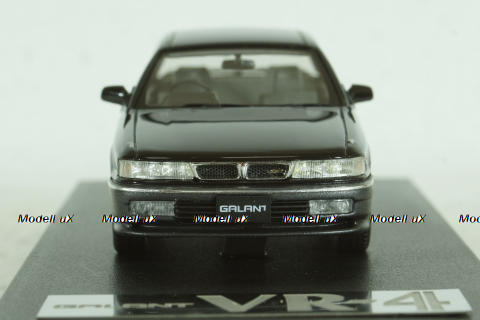 Mitsubishi Galant VR-4 (E39A), 1990, Lamp Black/Silver 2 Ton, PM43133BT, Mark43 1:43