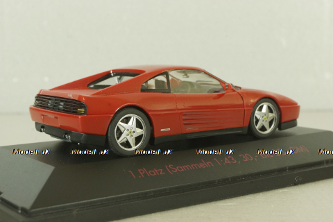 Ferrari 348 TS coupe 1989, red, 80420, Herpa 1:43