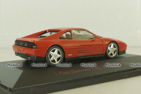 Ferrari 348 TS coupe 1989, red, 80420, Herpa 1:43