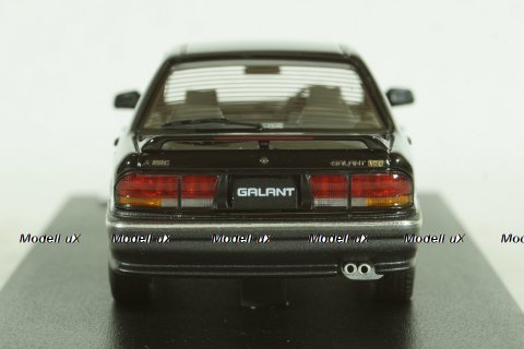 Mitsubishi Galant VR-4 (E39A), 1990, Lamp Black/Silver 2 Ton, PM43133BT, Mark43 1:43