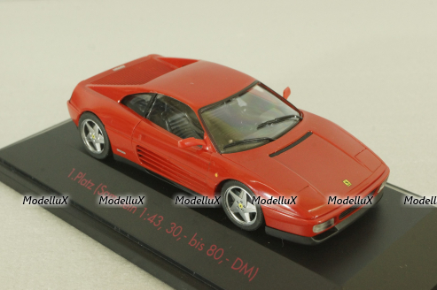 Ferrari 348 TS coupe 1989, red, 80420, Herpa 1:43