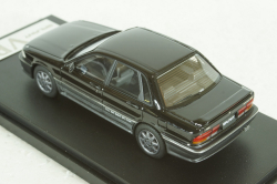Mitsubishi Galant VR-4 (E39A), 1990, Lamp Black/Silver 2 Ton, PM43133BT, Mark43 1:43