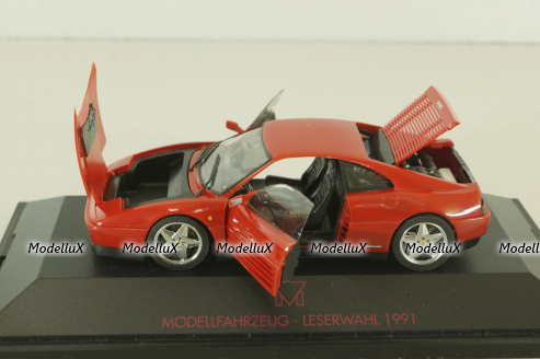Ferrari 348 TS coupe 1989, red, 80420, Herpa 1:43