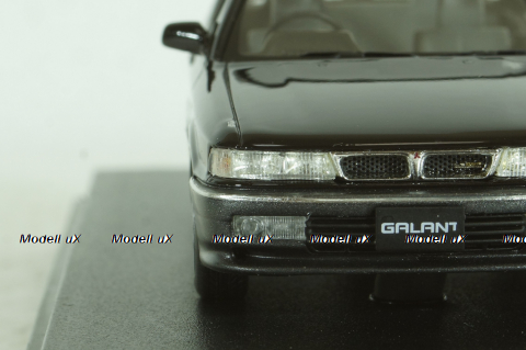 Mitsubishi Galant VR-4 (E39A), 1990, Lamp Black/Silver 2 Ton, PM43133BT, Mark43 1:43