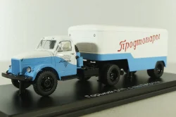 ГАЗ-51П с полуприцепом ПАЗ-744, SSM1436, SSM 1:43