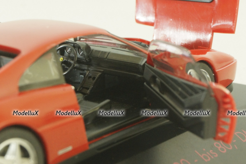 Ferrari 348 TS coupe 1989, red, 80420, Herpa 1:43