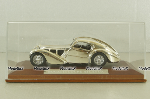 Bugatti Type 57Sc Coupe Atlantic, chrome,Atlas 1:43
