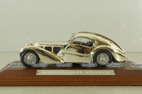 Bugatti Type 57Sc Coupe Atlantic, chrome,Atlas 1:43