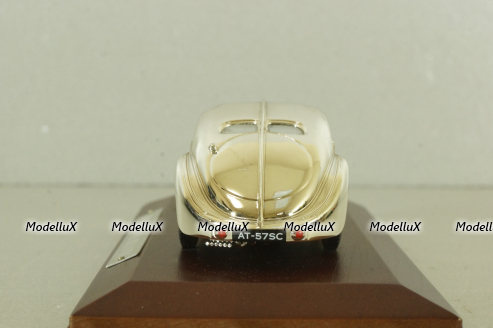 Bugatti Type 57Sc Coupe Atlantic, chrome,Atlas 1:43