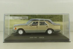 Mercedes 500 SE (W126) 1979 шейховоз, gold, Altaya 1:43