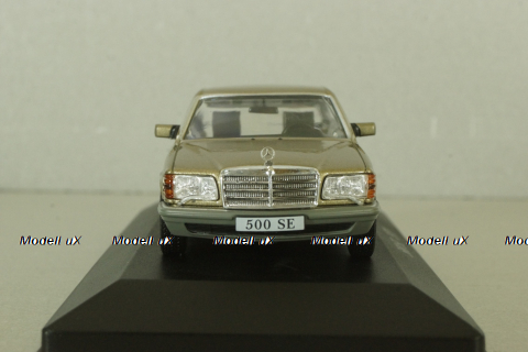 Mercedes 500 SE (W126) 1979 шейховоз, gold, Altaya 1:43