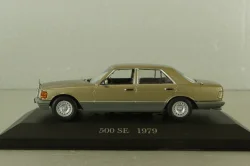 Mercedes 500 SE (W126) 1979 шейховоз, gold, Altaya 1:43