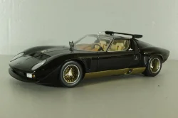 Lamborghini Miura SVR black/gold, 08319BKG, Kyosho 1:18