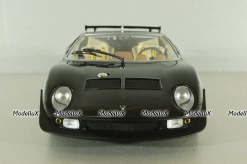 Lamborghini Miura SVR black/gold, 08319BKG, Kyosho 1:18