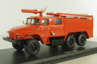 АЦ-40-Ц1А на шасси Урал 375Н, красный, без надписей, SSM1230, SSM 1:43 Уценка!