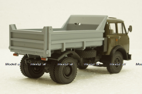 Маз-503А самосвал 1975 зеленый/серый, Н758, Наш Автопром 1:43