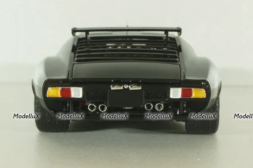 Lamborghini Miura SVR black/gold, 08319BKG, Kyosho 1:18