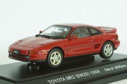 Toyota MR2 MR-2 SW20 1989, Red, 266, Ebbro 1:43